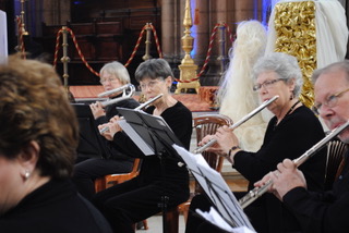 Judy in flute choir